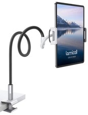 Lamicall Gooseneck Tablet Holder Mount, Quickly Adjustable Bed Flexible Black picture