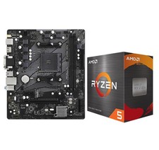 MICRO CENTER AMD 5500 Processor with ASRock A520M-HDV AM4 DDR4 Motherboard picture