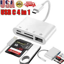 4 in 1 Multi Port Converter USB C Adapter SD Card Reader For MacBook Pro Laptop picture