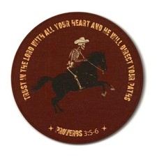 Feronty Gothic Western Cowboy Christian Mouse Pad for Desk, Cowboy Gifts for ... picture