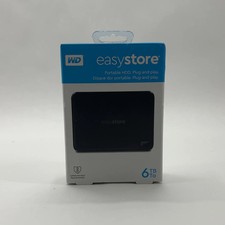 New Western Digital WD Portable EasyStore 6TB Micro USB-B to USB-C HDD picture