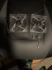 Rosewill PC 2 x 120mm Cooling Fans White 2-Pack New Open Box picture