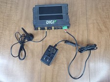 DIGI IX15 LTE CAT4 Gateway and cellular router w/ antenna, power supply picture