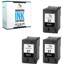 3-Pack Compatible CMYi Printer Ink 27 Cartridge for HP OfficeJet 4315 5605 5610 picture