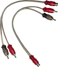 Metra - Male RCA Y Adapters - (Pair) - Multi picture