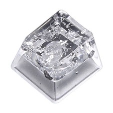 DIY Mechanical Keyboard Resin Keycap RGB Transparent Silver Foil OEM R4 Cover picture