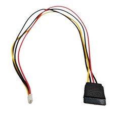 10x Mini 4 Pin PH 2.0mm Female to 15 Pin SATA Female HDD Power Supply Cable Cord picture