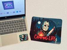 Camping Life Friday the 13th Mousepad Jason Voorhees Horror picture