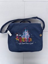 Vintage Disneyland Mickey Mouse Castle Trading Pin Bag Tote picture