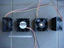 LOT of TWO (2) SANYO DENKI 9HVB0812P1G001 12V 80x80x38mm FAN's - New & Unused picture