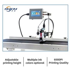 Inline Inkjet Printer 12.7mm Barcode Printer for Carton Boxes Without Conveyor picture