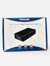 Intellinet 560566 1-Port Gigabit High-Power PoE+ Injector 30W - New In Box picture