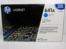 Genuine HP C9721A (641A) Cyan Toner Cartridge - NEW SEALED picture