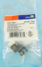 Leviton 6A10G-RL6 Extreme CAT6A+ UTP Jack, Blue - QUANTITY OF 4 picture