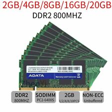 16GB 8GB 4GB 2GB DDR2 800MHz PC2-6400S 200Pin SODIMM Laptop Memory ADATA LOT BT picture