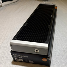 EK Quantum Surface 480mm Radiator Black/Silver 120mm Fan CPU AM4 LGA1151 picture