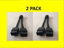 (2Pk) Nvidia OEM 12VHPWR 2x8-Pin to 16-Pin PCIE 5.0 Power Adapter Cable RTX5090 picture