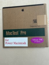 DIAGNOSTIC CD MAC TEST PRO FOR POWER MACINTOSH FEB 1998 NEW SEALED picture