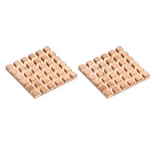 Heatsink Kit Pure Copper 20x20x2mm for IC MOS with Thermal Pads Pack of 2 picture