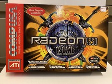Comp USA CIB Big Box ATI Radeon 9250 128mb VGA  PCI Graphics RARE COMPLETE picture