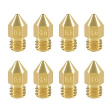 8 Pcs 0.6mm MK8 Extruder Nozzles 3D Printer Nozzles for Creality Ender ... picture