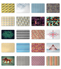 Ambesonne Modern Geometric Mousepad Rectangle Non-Slip Rubber picture