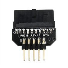 New Panel Plug-in Connector Computer Mainboard USB3.0 19/20pin To USB2.0 9pin bb picture