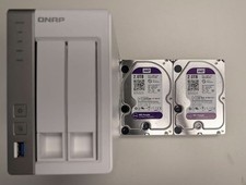 QNAP TS-231P NAS with 2 of  WD Purple 2TB HDD picture