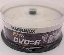 3 New Sealed DVD-R Magnavox 25 Count (75 Total) picture