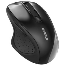 Buffalo 5-Button Bluetooth 5.0 Blue LED Mouse Black with Back/Forward Buttons picture