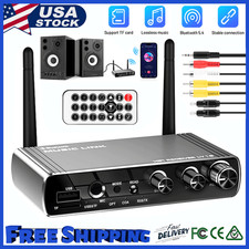 RX/TX Transmitter Receiver 3.5mm AUX TV Home Stereo Audio Adapter Bluetooth V5.4 picture