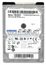 HARD DRIVE SAMSUNG SPINPOINT M5 HM160HC 160GB 5400RPM 8MB IDE ATA 2.5