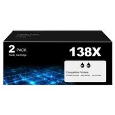 138A W1380A Compatible Black Toner 2 Pack for HP LaserJet Pro 3001dw 3101fdw picture