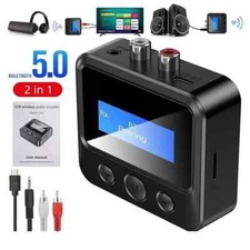 Bluetooth 5.0 Transmitter Receiver Wireless NFC Audio Adapter 3.5mm AUX To RCA picture