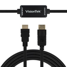 VisionTek HDMI to DisplayPort 1.5M Active Cable (M/M) - 900822 picture