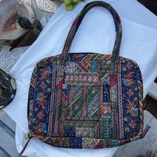 Vera Bradley Zip Around Lap Top Computer Case Quilted Floral Pattern picture