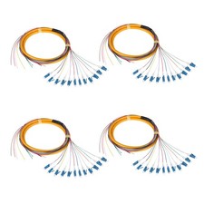 4 PCS 12Strand LC/UPC OS2 Singlemode Fiber Optic Pigtail 9/125um 1.2m FTTH picture