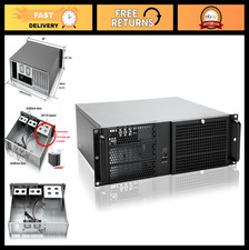 3U Server Rackmount Chassis Case, Supports ATX/MATX/MiniITX, 3x5.25