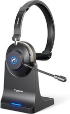 Vipdream Wireless Headset with Microphone for Work, Bluetooth 5.3 Computer Heads picture