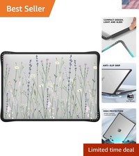 Elegant Floral MacBook Pro 13 Cover - Anti-Slip Grip & Hard Shell Protection picture