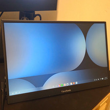 ViewSonic VX1755 Portable Gaming Monitor 1080p LED 144Hz USB-C HDMI (No Cables) picture