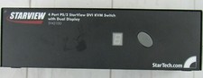Star Tech Starview SV421DD 4 Port PS Switch w/Dual Display S289 picture