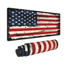 American Flag Mouse Pad,Office Desk Mat 31.5