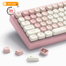Womier Keycaps - Pink Cute PBT MOA Key caps Set A-Pink picture
