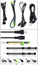 Power Supply Cable SetReplacement Cable for GAMEMAX VP-600-RGB and Most Semi-Mod picture