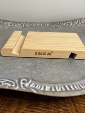 IKEA BERGENES Desk Stand Mobile Phone Tablet iPhone Cell Phone Bamboo holder picture