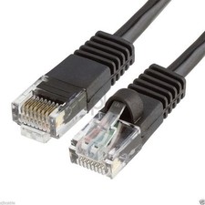 Cat 6 CAT6 Patch Cord Cable 500mhz Ethernet Internet Network LAN RJ45 UTP BLACK picture