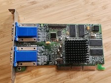 MATROX 0608UX G45+ MDHA32D 975-0201 DUAL AGP VGA Video Card picture