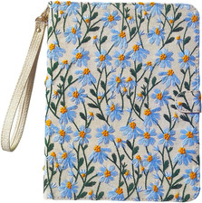 Embroidered Blue Daisy Flower Case for Ipad A16 11Th Generation 11 Inch 2025 Ipa picture