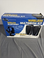 iConcepts PC Multimedia Multimedia Wireless headset Speaker System w Stand New picture